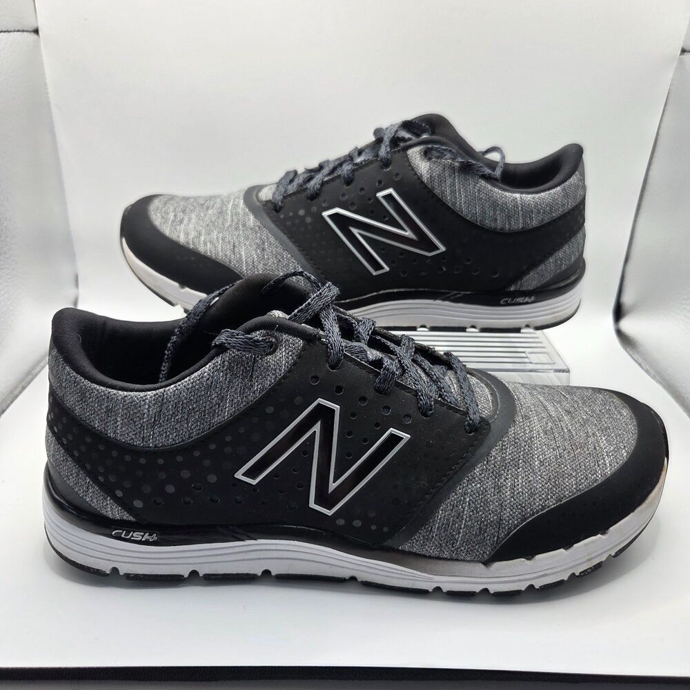 New Balance 577 Womens 9.5 WX577HB4 Black Gray CUSH+ Training Sneakers